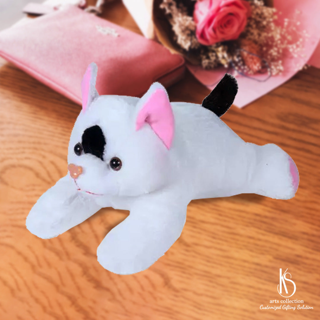 Make someone's day with a fluffy surprise! Our KS Cat Soft Toy, available at our online gift shop, can be personalized and customized to create a truly special gift.