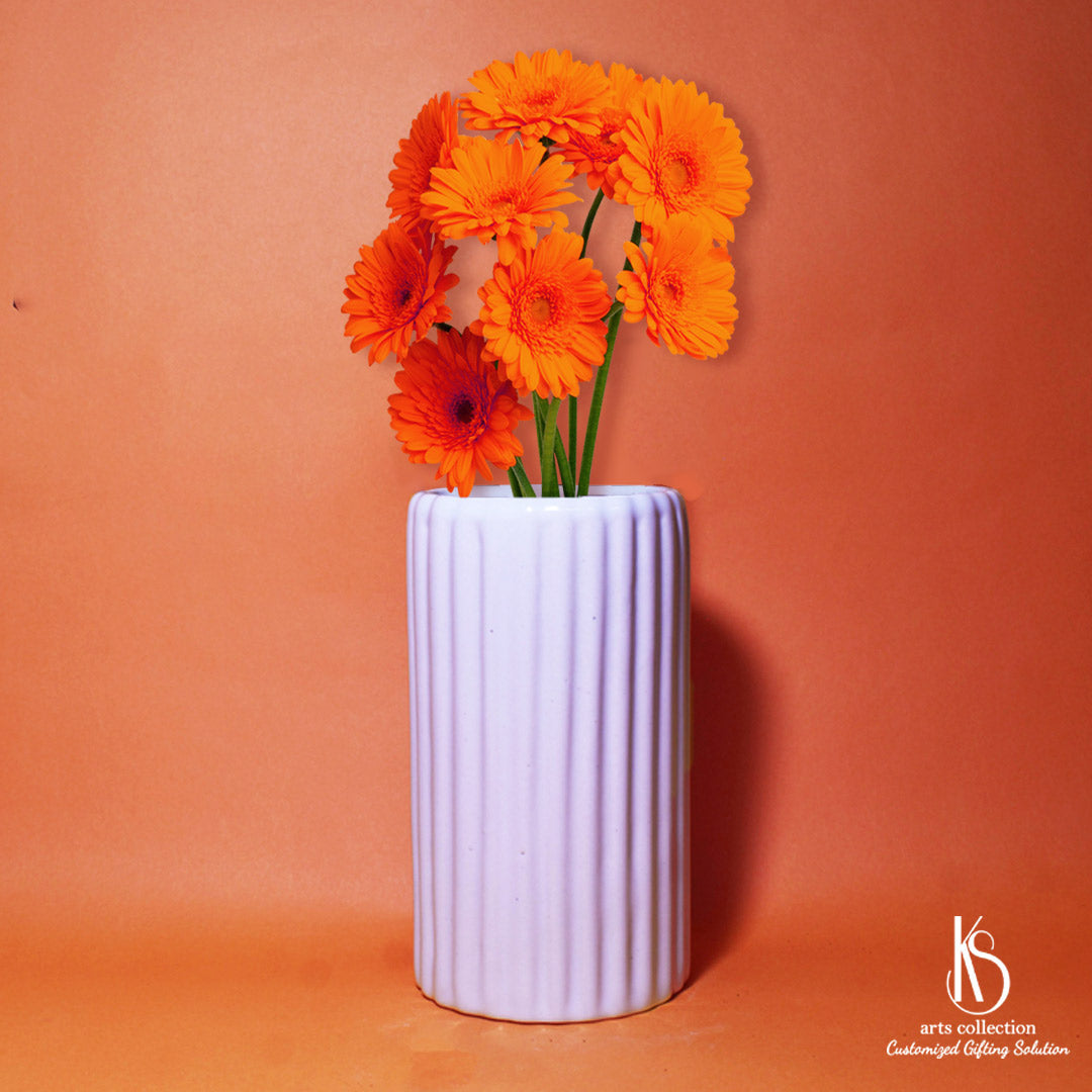 Searching for a thoughtful gift? Our KS Ceramic Flower Pot can be customized with a personal message. Visit our online gift shop for this perfect keepsake.