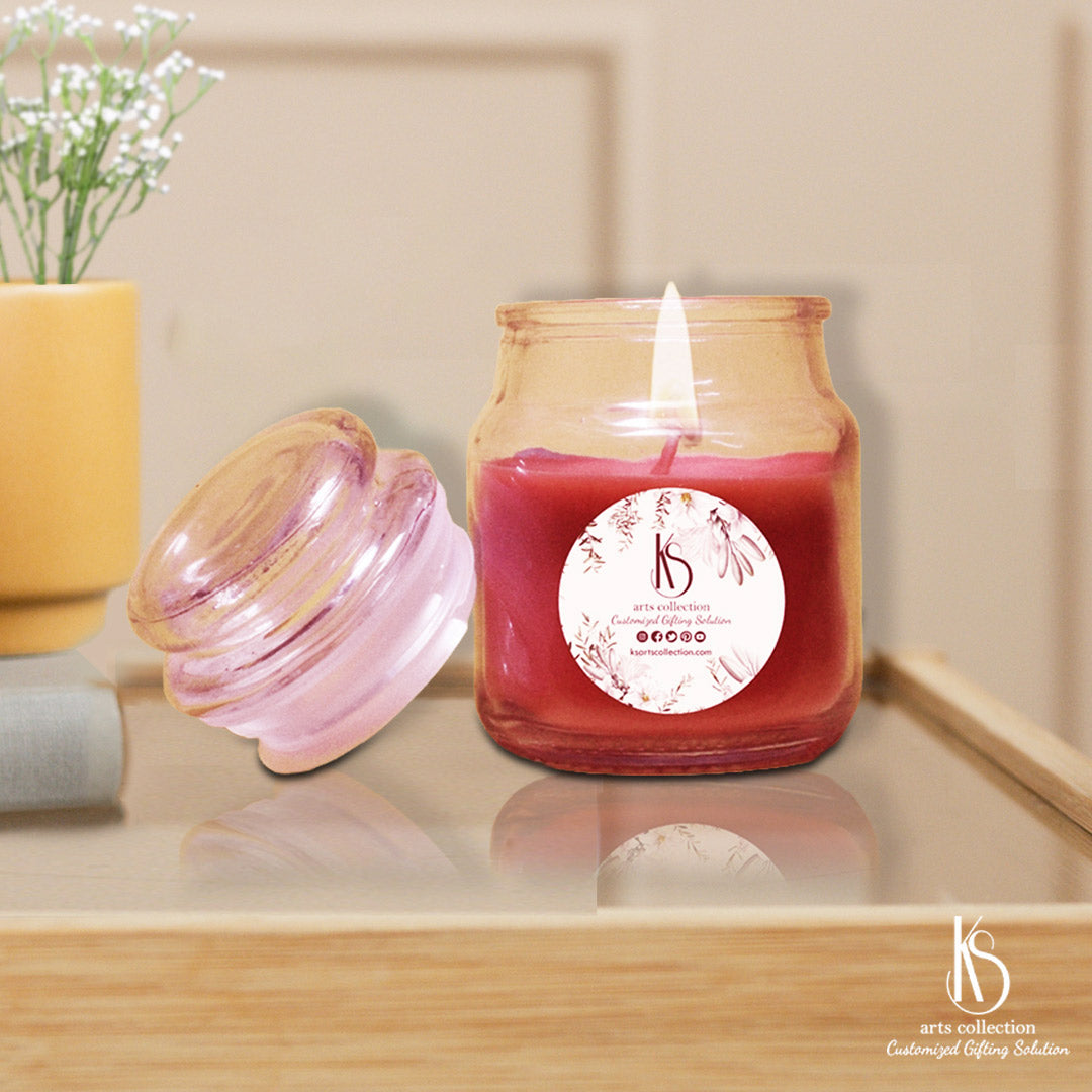 Brighten your space with a cozy scent! Shop our KS Apple Cinnamon Scented Candle for warm, personalised gifts from our Online Gift Shop.