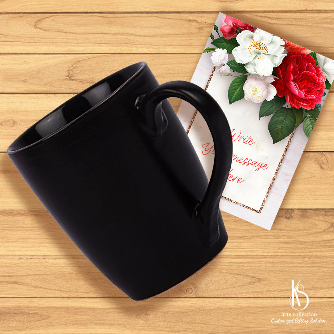 Make someone's day with a thoughtful Customized Gift! Our KS Black Coffee Mug is both stylish and practical, available for personalization at our online gift shop.