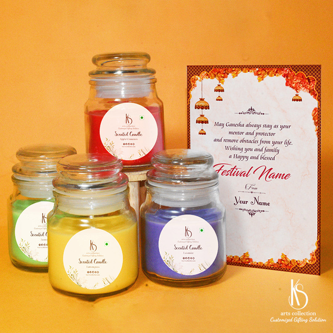 Multicolor Desktop Scented Candles Gift Set at Rs 210/piece in Pune | ID:  2851232044197