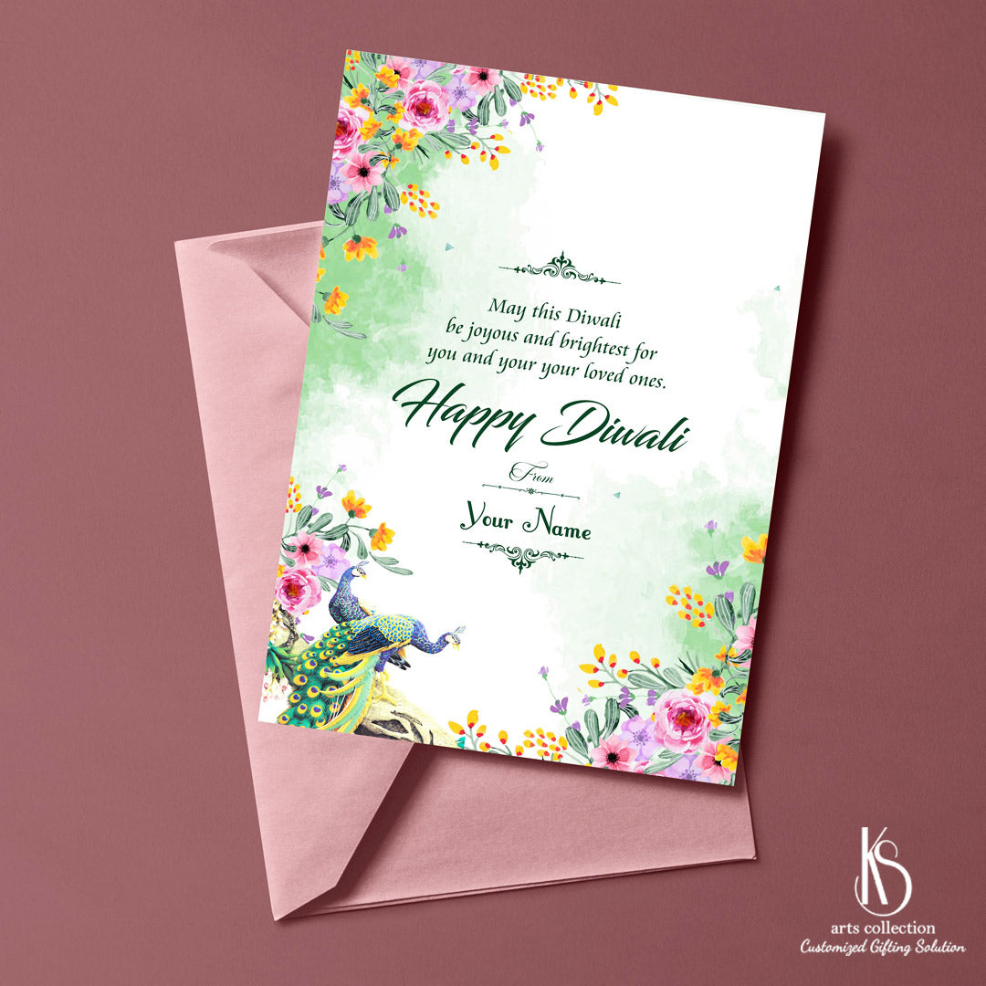 Celebrate every occasion with a heartfelt message! Our KS Classic Floral Greeting Cards, customized just for you, are the ideal gift from our Online Gift Shop.