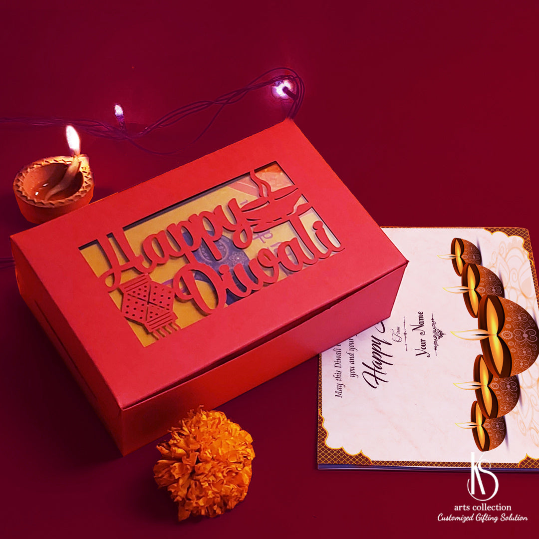 Make this Diwali unforgettable with our customized KS Diwali Gift Chocolate Bar. A delightful surprise from our Online Gift Shop that will leave a lasting impression.