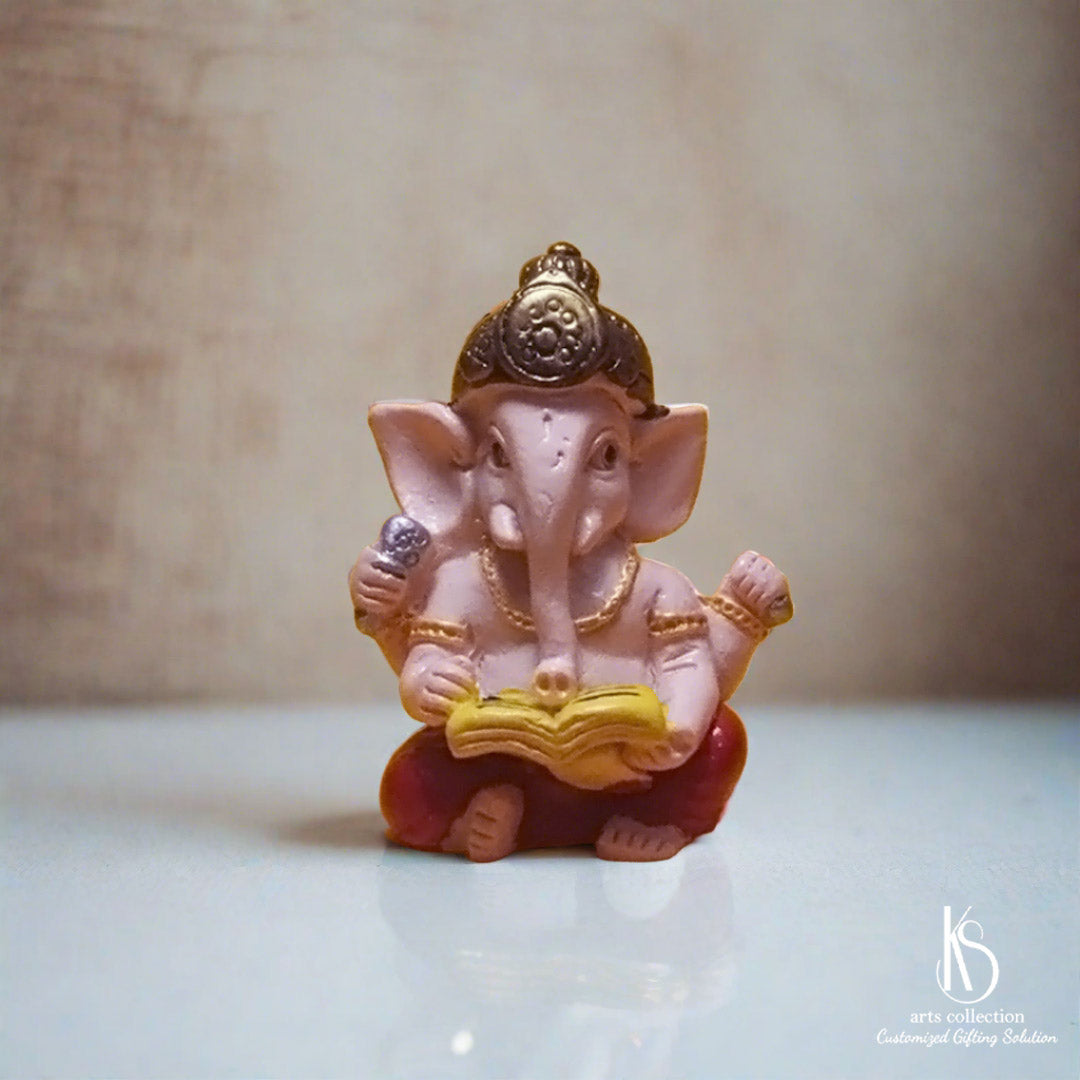 Welcome prosperity with KS Good Luck Ganesha Idol Showpiece, a thoughtful personalised gift from our Mumbai based online gift shop.