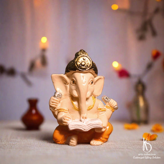 Find serenity with our KS Good Luck Ganesha Idol Showpiece. A personalised gift from our online gift shop in Mumbai. Order your Showpiece Online today.