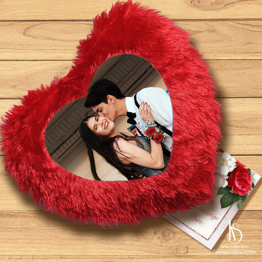 Looking for a thoughtful and heartfelt gift? Our KS Heart Pillow with Photo is perfect! Personalized with any image, it's the ideal customized gift from our online gift shop.