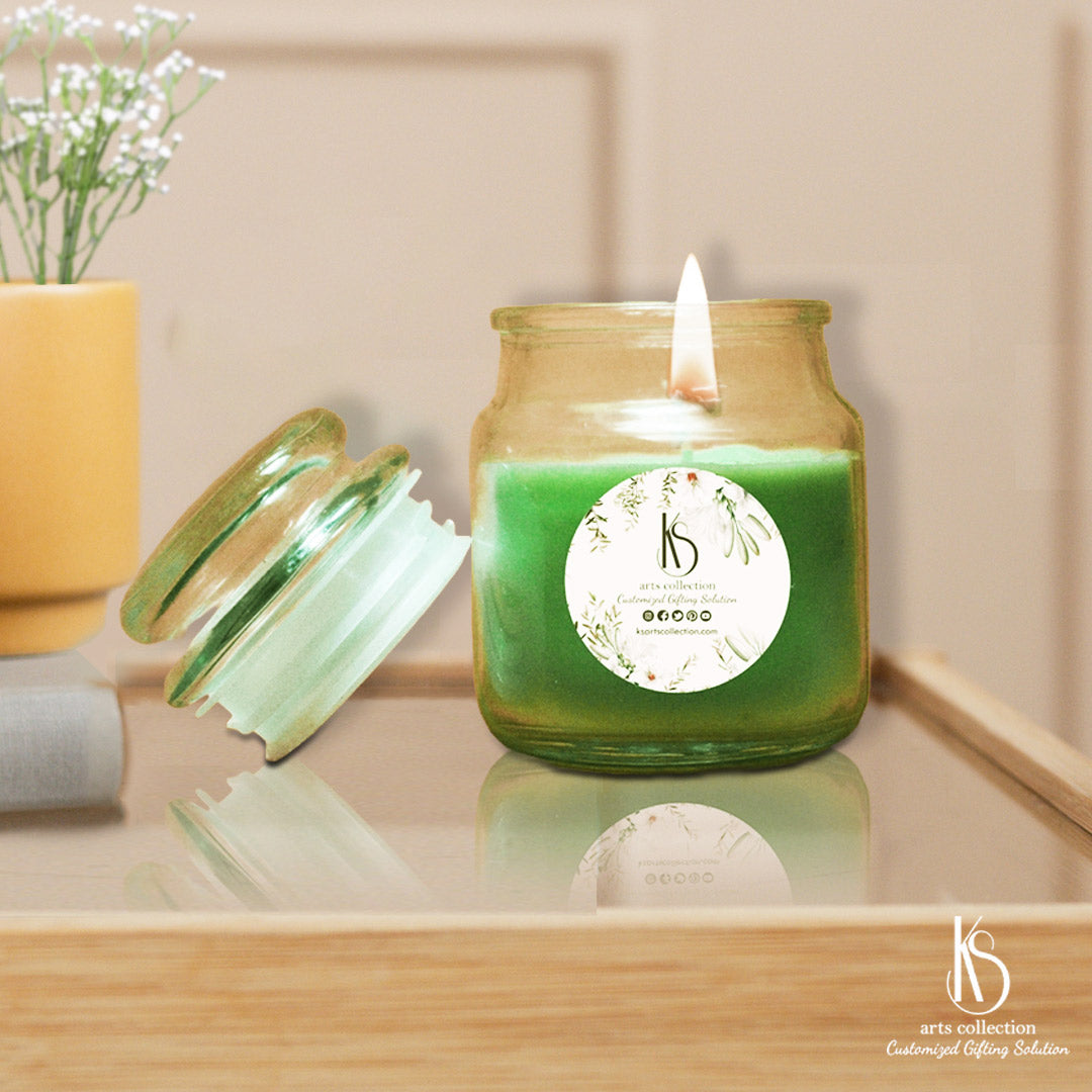 Experience harmony with the KS Jasmin Scented Candle from our KS Arts collection. Perfect personalised gift available at our Online Gift Shop!