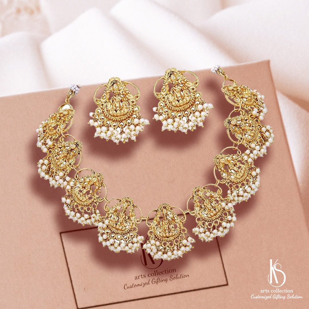 Surprise someone special with our KS Lakshmi Necklace Jewellery gift sets from our online gift shop. The perfect Personalised Gift for any occasion.