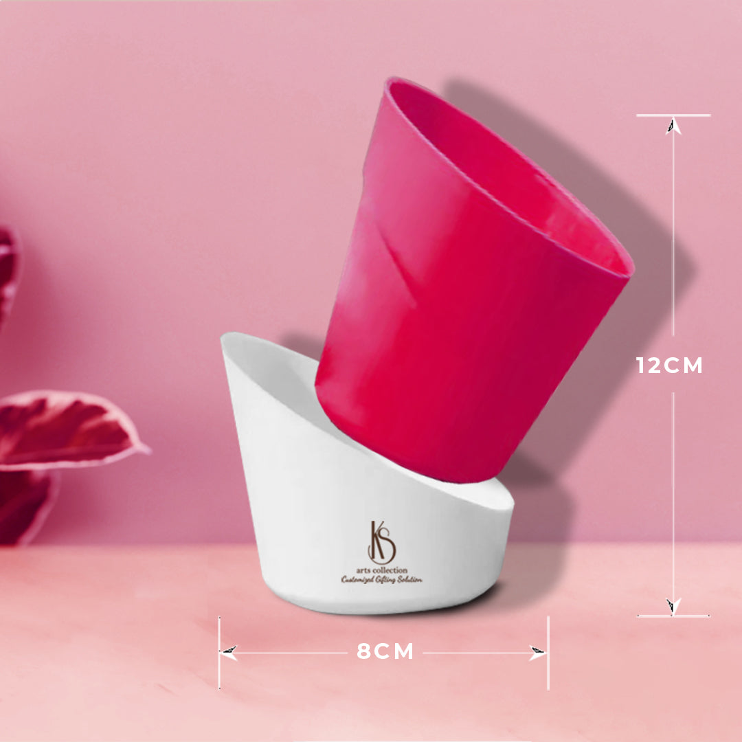 Searching for a special gift? Look no further! Surprise your loved ones with a Personalised Gift like our KS Magenta Self watering pots from our online gift shop. They'll love it!