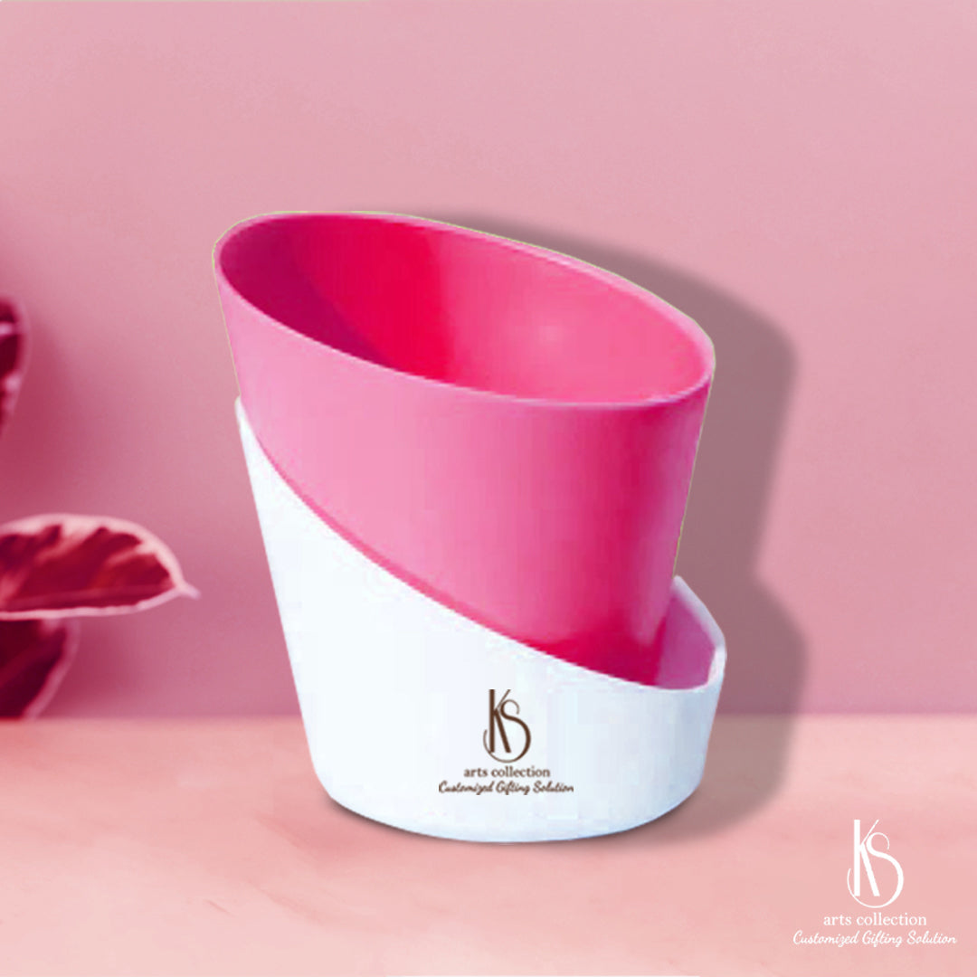 Make someone's day with a Customized Gift! Give them a KS Magenta Self watering pot, a perfect addition to any plant enthusiast's collection. Available at our online gift shop.