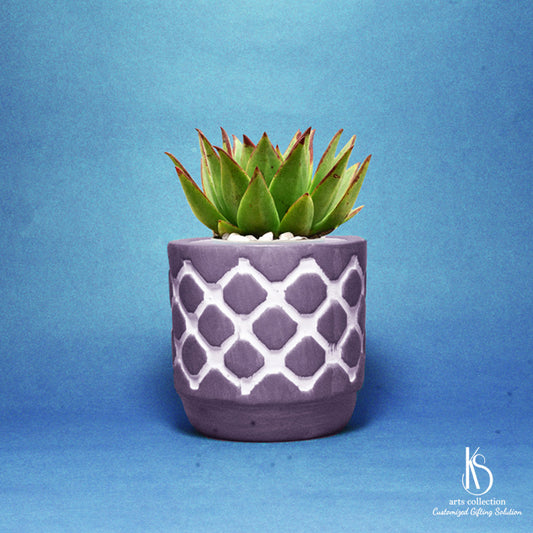 Discover an ideal gift for plant lovers! Our KS Matt Painted Ceramic Pot is handcrafted with love and can be personalized. Order now at our online gift shop.