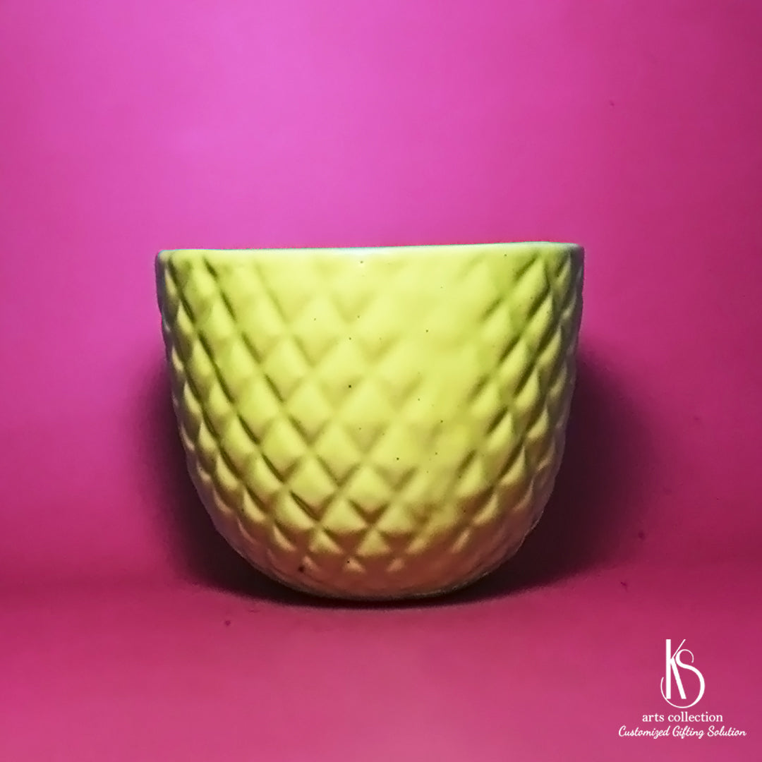 Looking for a unique gift? Check out the KS Pineapple Ceramic Pot from our online gift shop! Perfect for balcony or wall planters. Shop now!