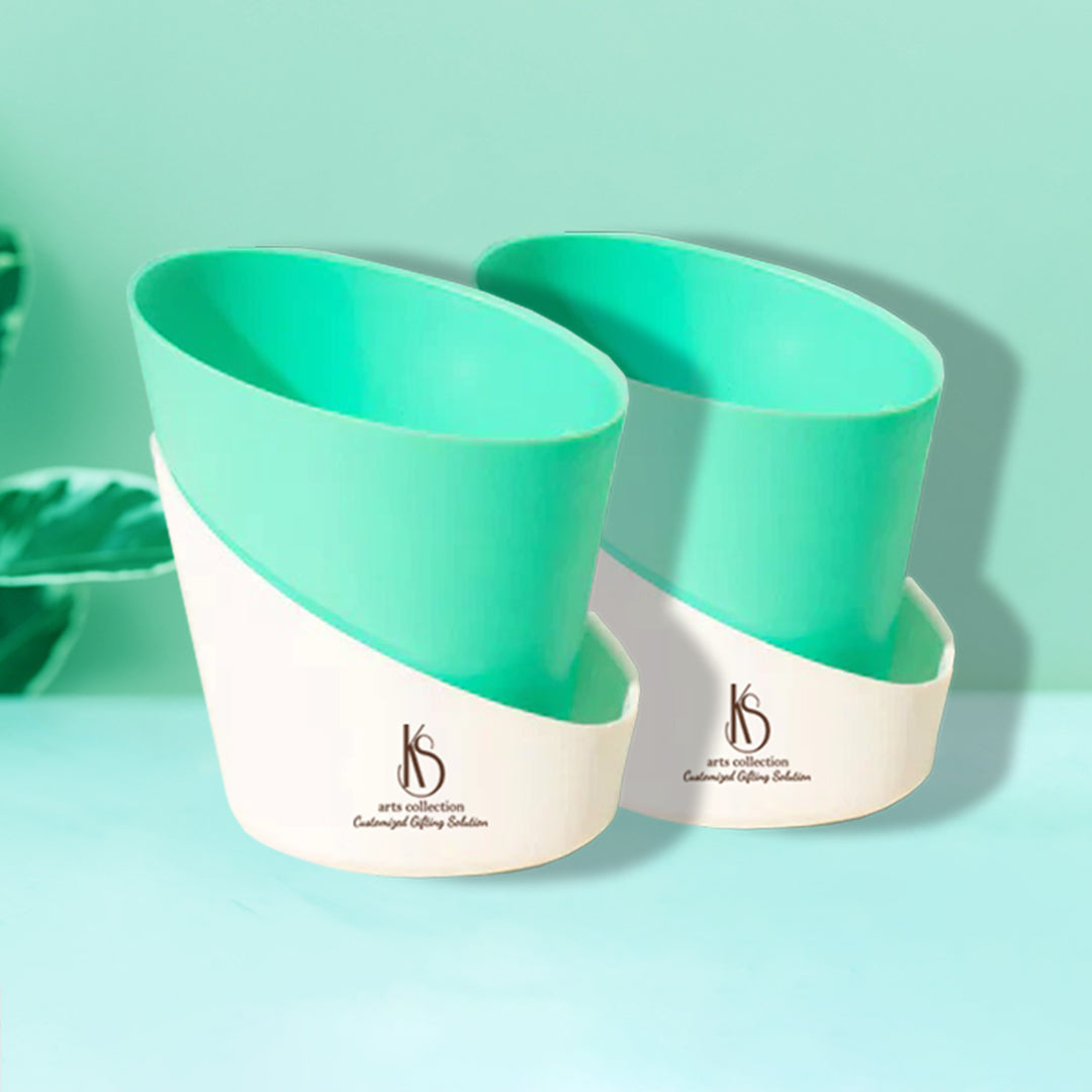 Looking for a thoughtful and personalized gift? Our KS Sea Green Self Watering Pots are perfect! Order now from our online gift shop and make someone's day extra special!