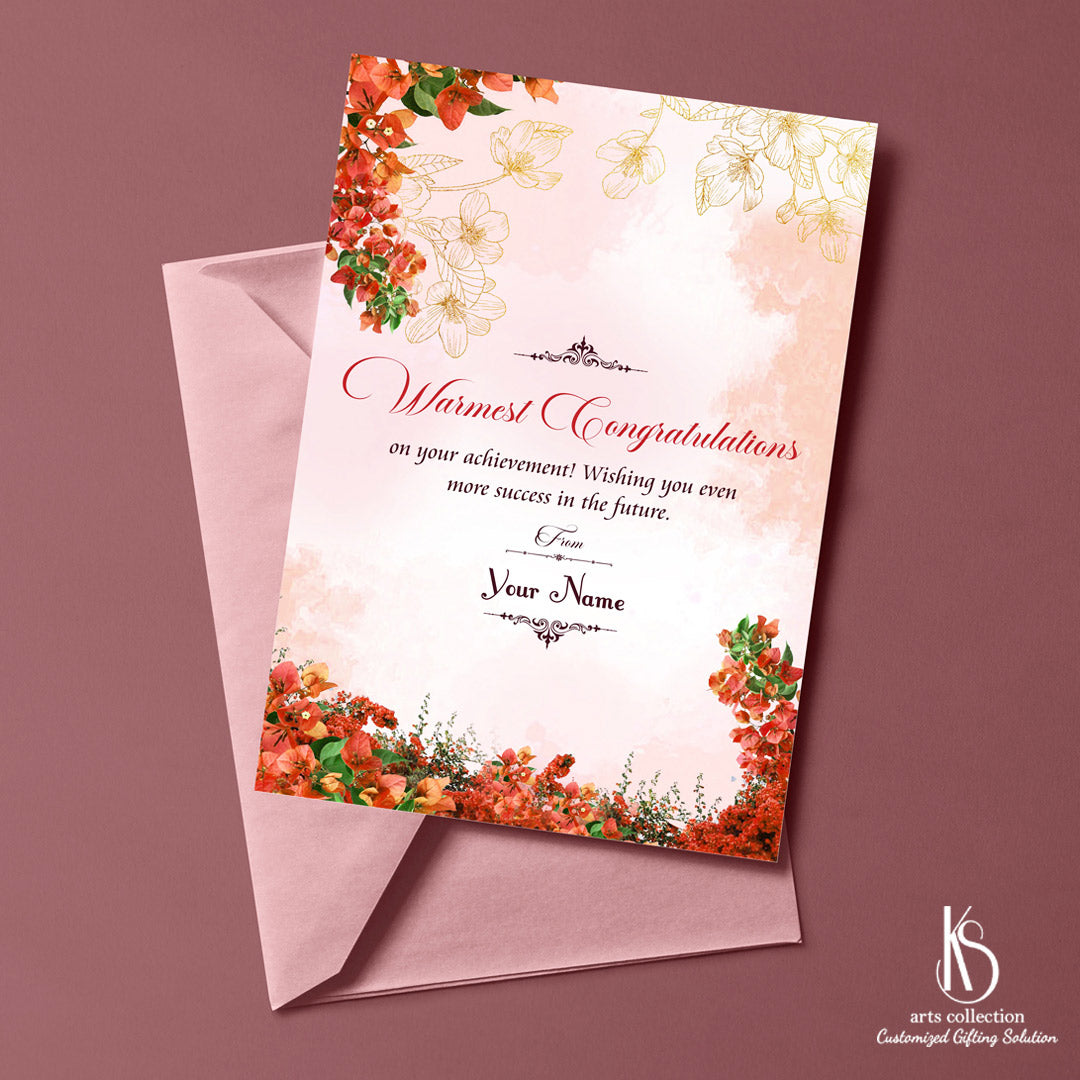 Captivate someone's heart with a KS Valley of Flowers Greeting Card, customized just for them. Discover this delightful gift at our Online Gift Shop today.