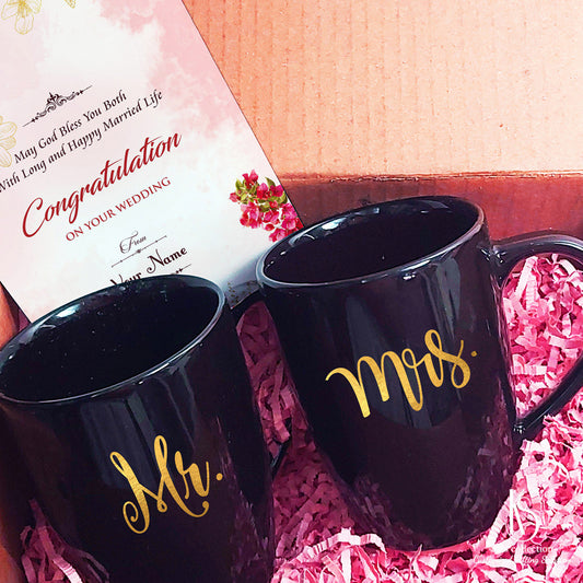 Show your love daily with the KS Celebrate Love Everyday Couple Mug Gift Hamper. Buy from our online gift shop and make it a personalised gift!