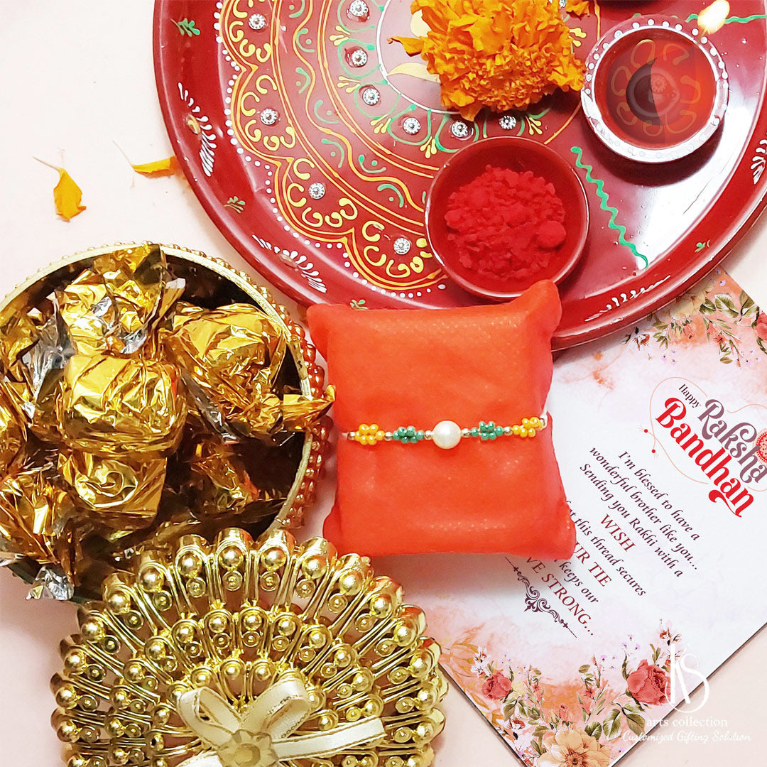 Celebrate the festive season with our KS Golden Chocolate Box Rakhi Gift Hamper. Visit our online gift shop for a personalised gift experience.