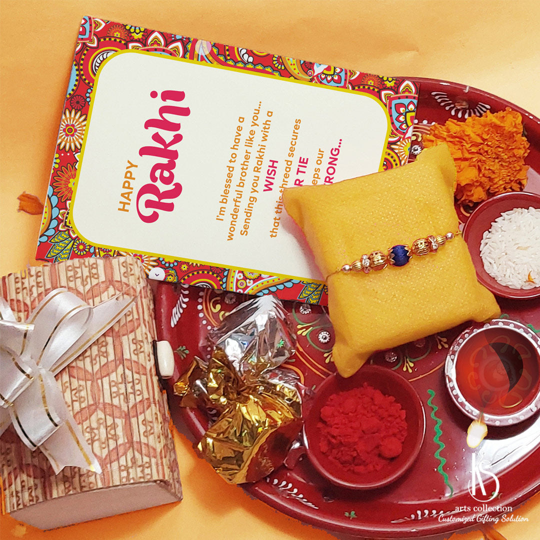 Make this Rakhi special with our KS Sweet Celebrations Rakhi Gift Hamper from your favourite online gift shop. Personalised gifts that touch hearts!